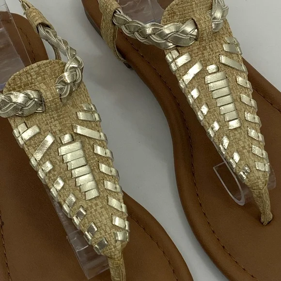 Rampage Weave Egyptian Bohemian Buckle Sandals - Picture 6 of 6